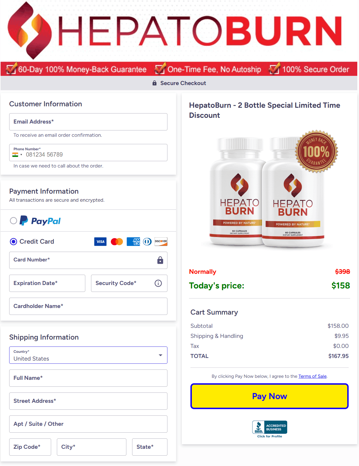 HepatoBurn official website order